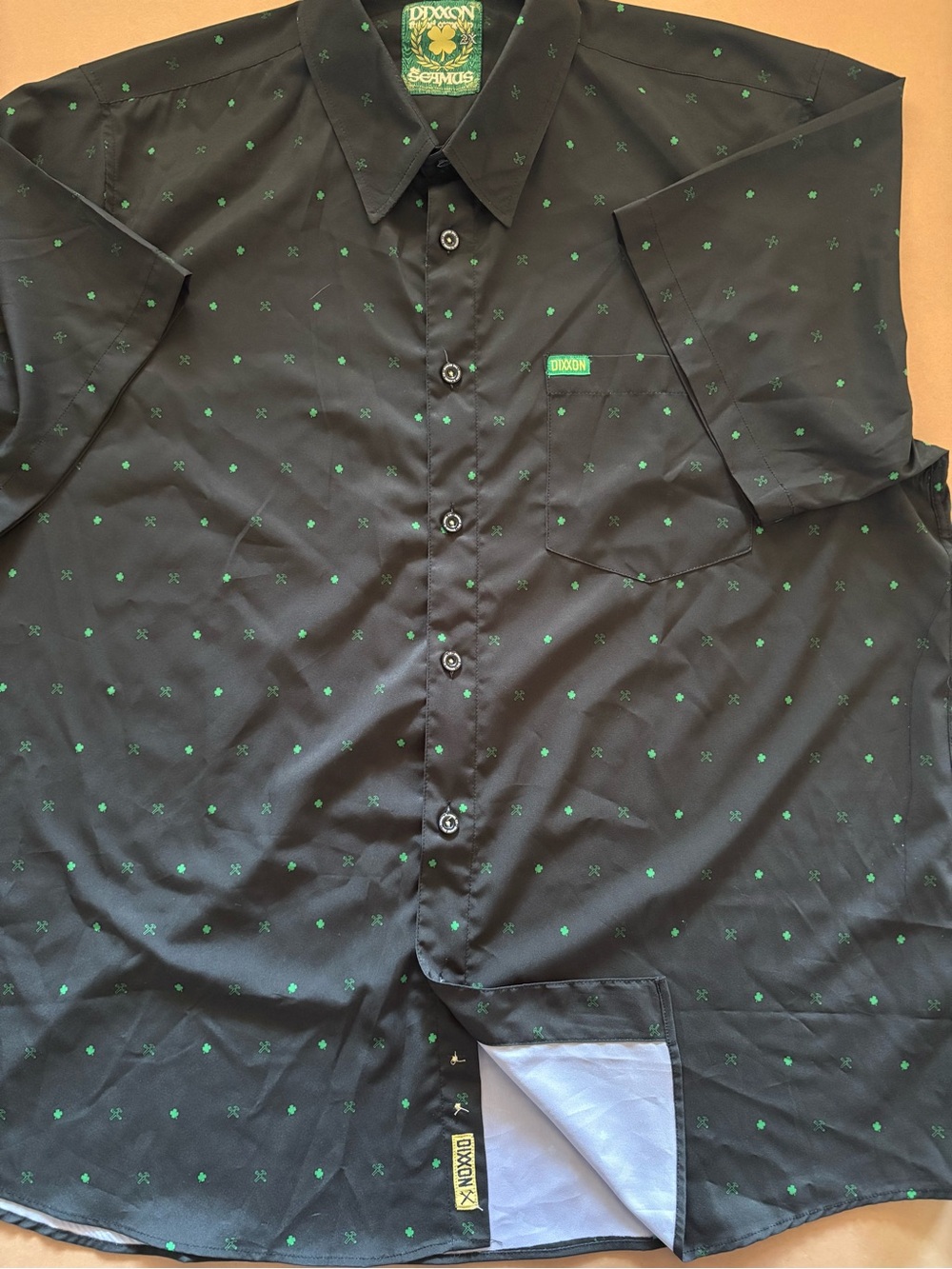 Dixxon Four Leaf Clover Shirt Size 2XL